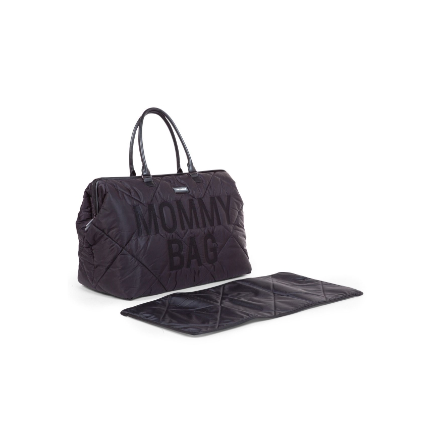 Childhome - Pārtīšanas soma MOMMY BAG PUFFERED melna