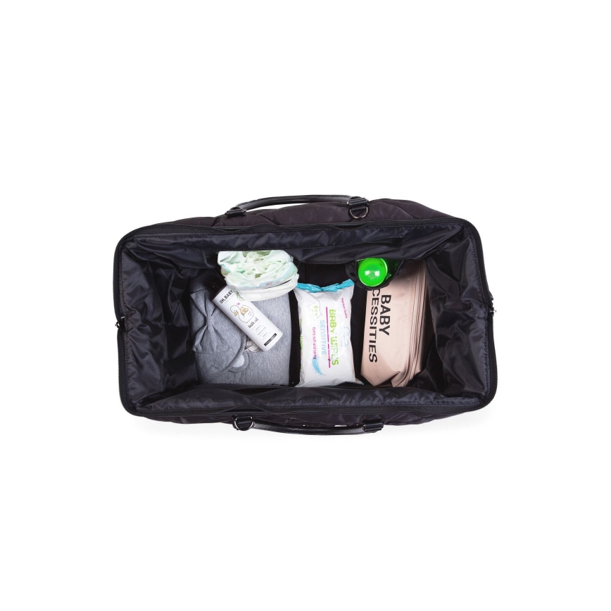 Childhome - Pārtīšanas soma MOMMY BAG PUFFERED melna