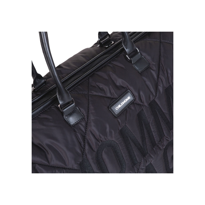Childhome - Pārtīšanas soma MOMMY BAG PUFFERED melna