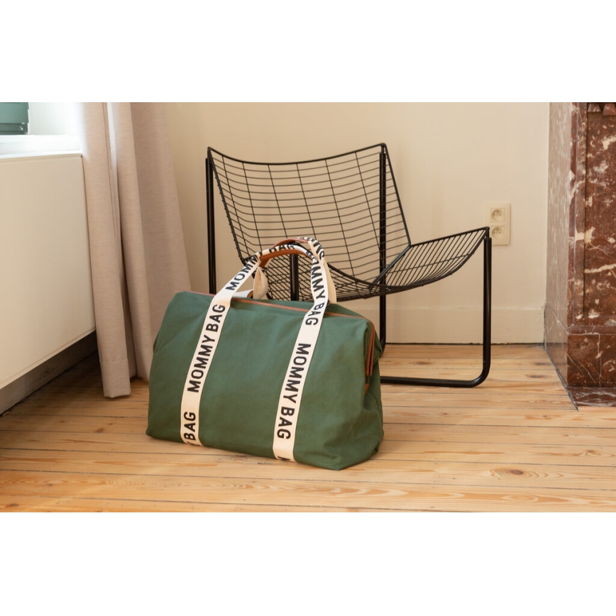 Childhome - Pārtīšanas soma MOMMY BAG zaļa