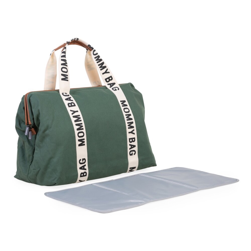 Childhome - Pārtīšanas soma MOMMY BAG zaļa