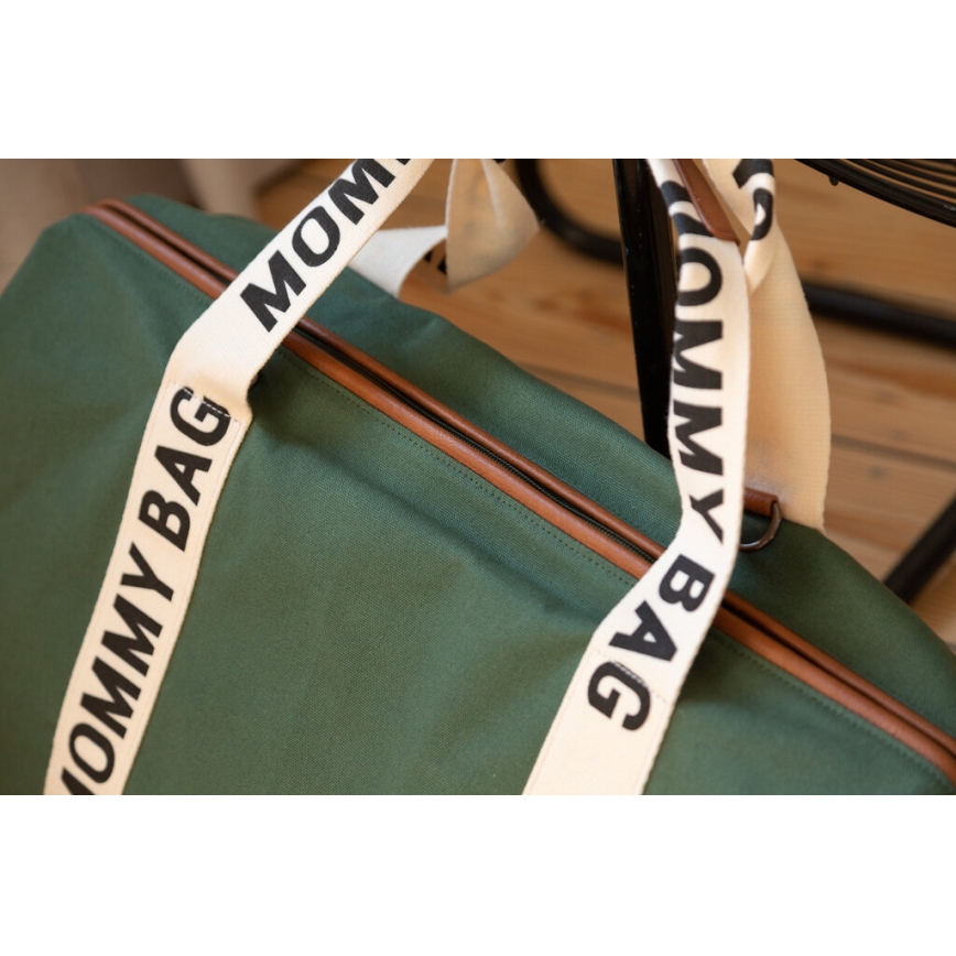 Childhome - Pārtīšanas soma MOMMY BAG zaļa