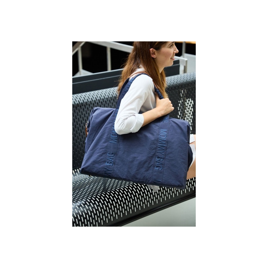 Childhome - Pārtīšanas soma MOMMY BAG zila