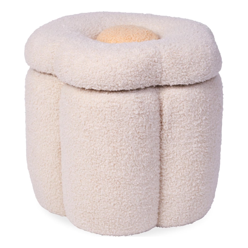 Childhome - Taburete PUĶE d. 35 cm krēmkrāsa