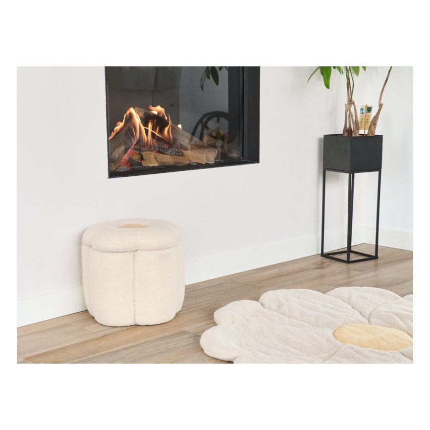 Childhome - Taburete PUĶE d. 35 cm krēmkrāsa