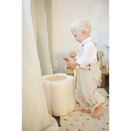 Childhome - Taburete PUĶE d. 35 cm krēmkrāsa