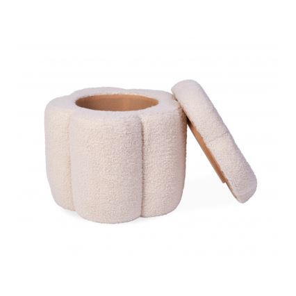 Childhome - Taburete PUĶE d. 35 cm krēmkrāsa