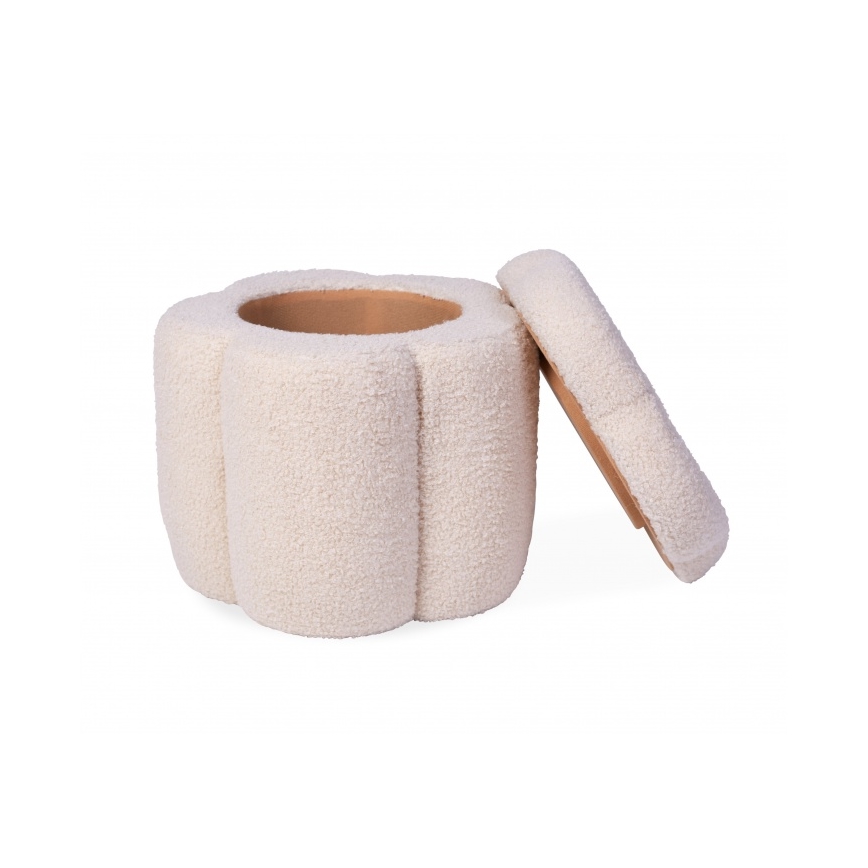 Childhome - Taburete PUĶE d. 35 cm krēmkrāsa