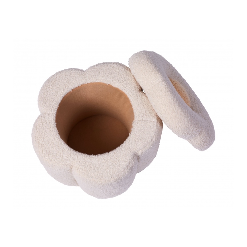 Childhome - Taburete PUĶE d. 35 cm krēmkrāsa