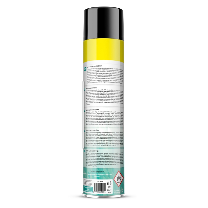 CLEAN IT CL-104 - Saspiestā gāze elektronisko ierīču tīrīšanai 600 mm