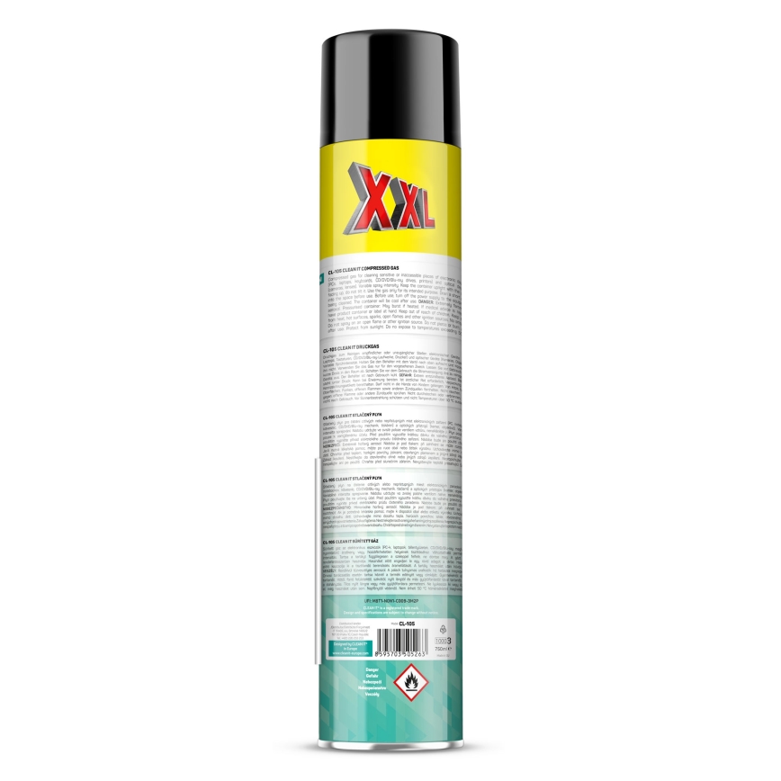 CLEAN IT CL-105 - Saspiestā gāze elektronisko ierīču tīrīšanai 750 mm