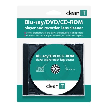 CLEAN IT CL-320 - Blu-ray/DVD/CD-ROM atskaņotāju tīrīšanas CD