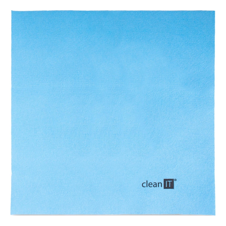 CLEAN IT CL-710 - Mikrošķiedras tīrīšanas lupatiņa 19x19 cm zila