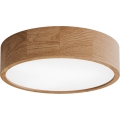 CLEO griestu lampa vannas istabai ar iebūvētu sensoru 3xE27/24W/230V Ø37,5 cm IP54 ozols