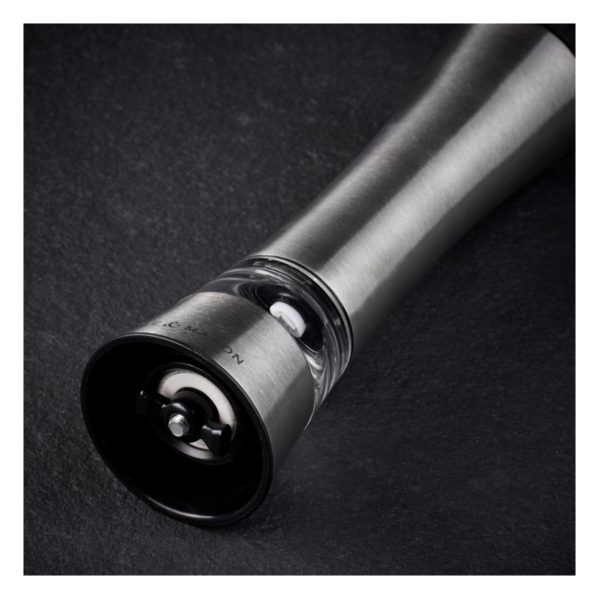 Cole&Mason - Elektrisks salt or pepper grinder BURFORD 4xAAA 18 cm matēts hroms