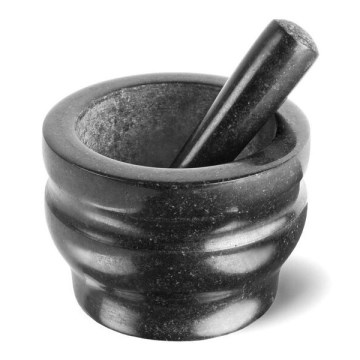 Cole&Mason - Granīta piesta ar stampu GRANITE d. 14 cm granīts/melna