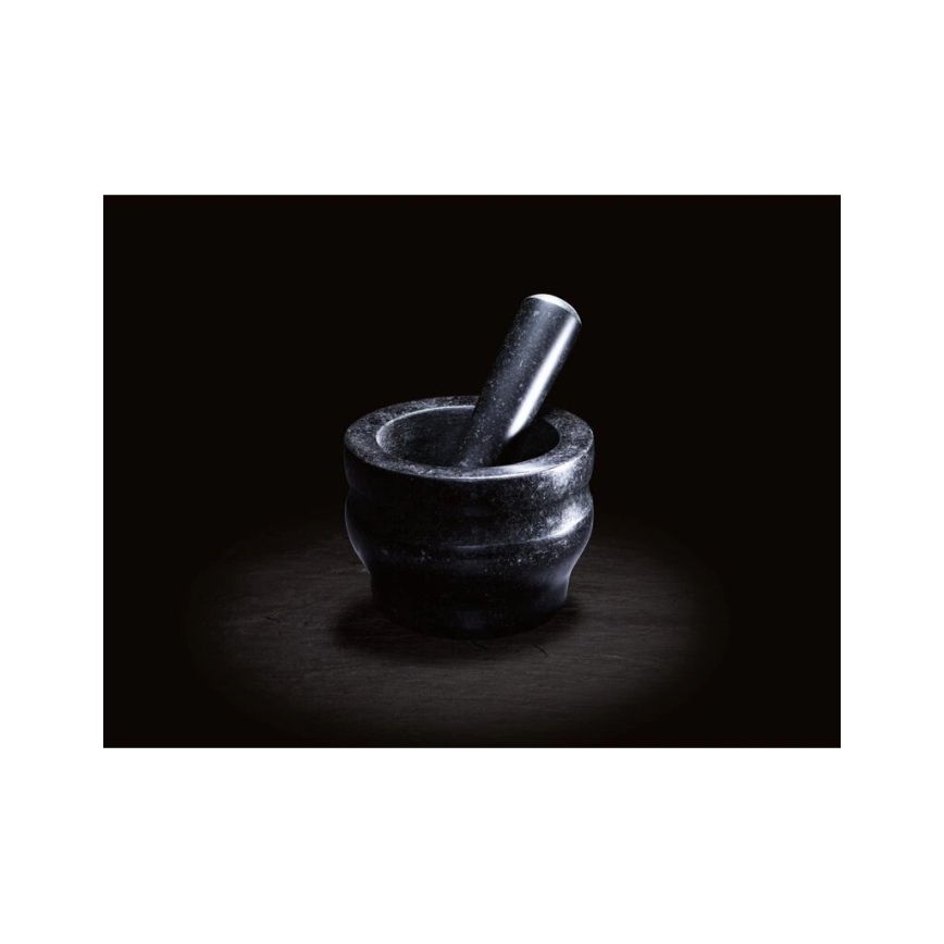 Cole&Mason - Granīta piesta ar stampu GRANITE d. 14 cm granīts/melna
