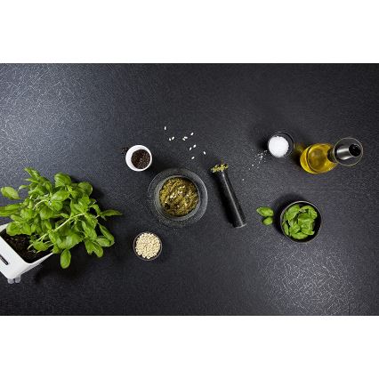 Cole&Mason - Granīta piesta ar stampu GRANITE d. 18 cm granīts/melna