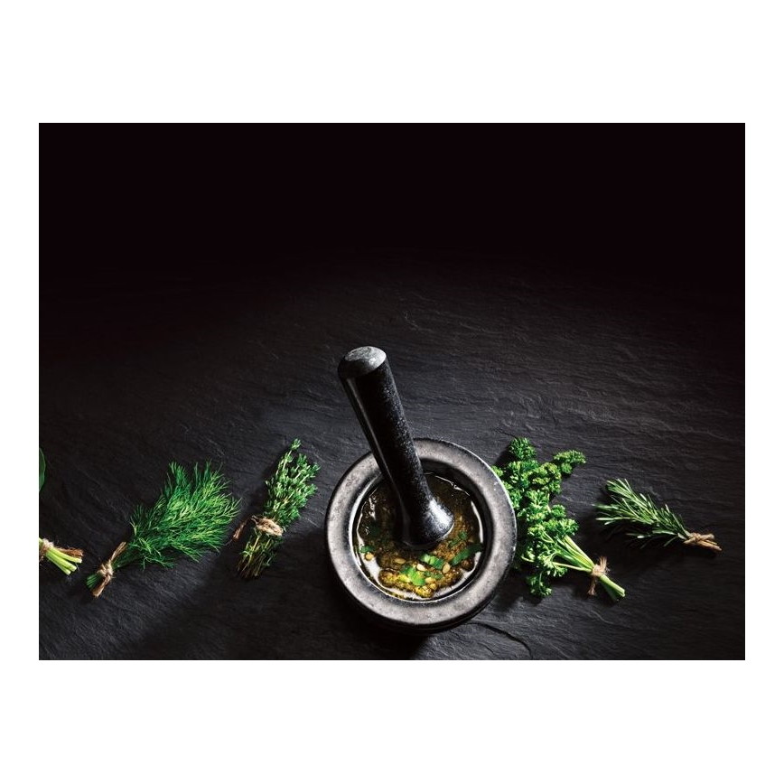 Cole&Mason - Granīta piesta ar stampu GRANITE d. 18 cm granīts/melna
