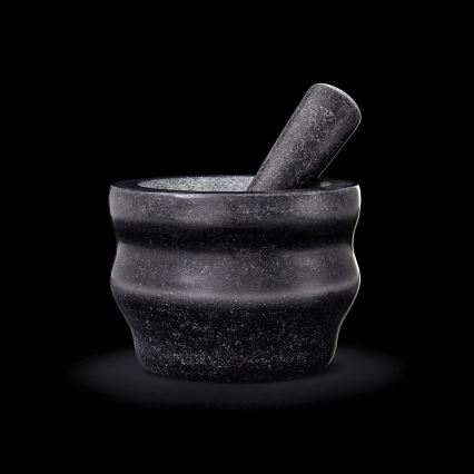 Cole&Mason - Granīta piesta ar stampu GRANITE d. 18 cm granīts/melna