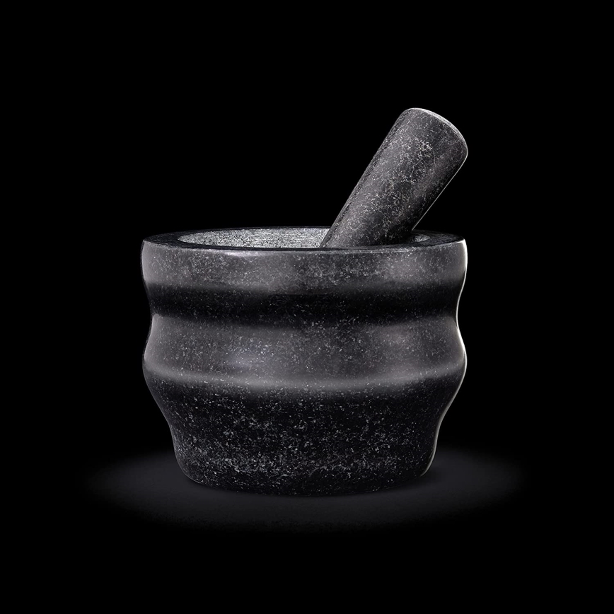 Cole&Mason - Granīta piesta ar stampu GRANITE d. 18 cm granīts/melna