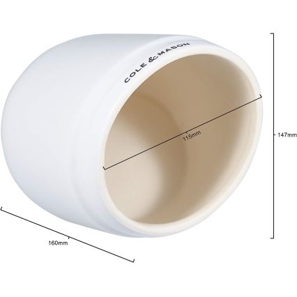 Cole&Mason - Keramikas sāls trauks WHITMORE