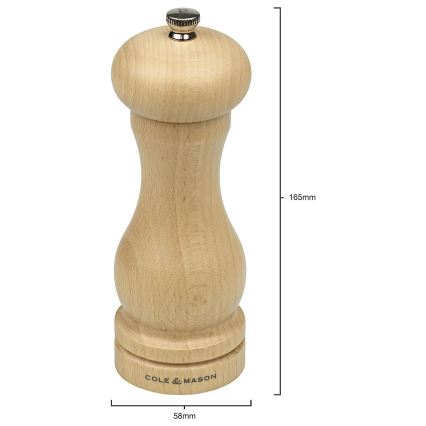 Cole&Mason - Piparu dzirnaviņas CAPSTAN BEECH dižskābardis 16,5 cm