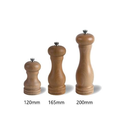 Cole&Mason - Sāls dzirnaviņas CAPSTAN BEECH dižskābardis 12 cm