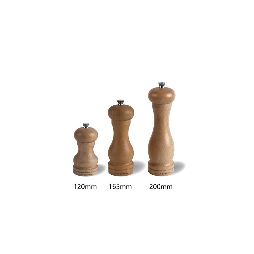 Cole&Mason - Sāls dzirnaviņas CAPSTAN BEECH dižskābardis 12 cm