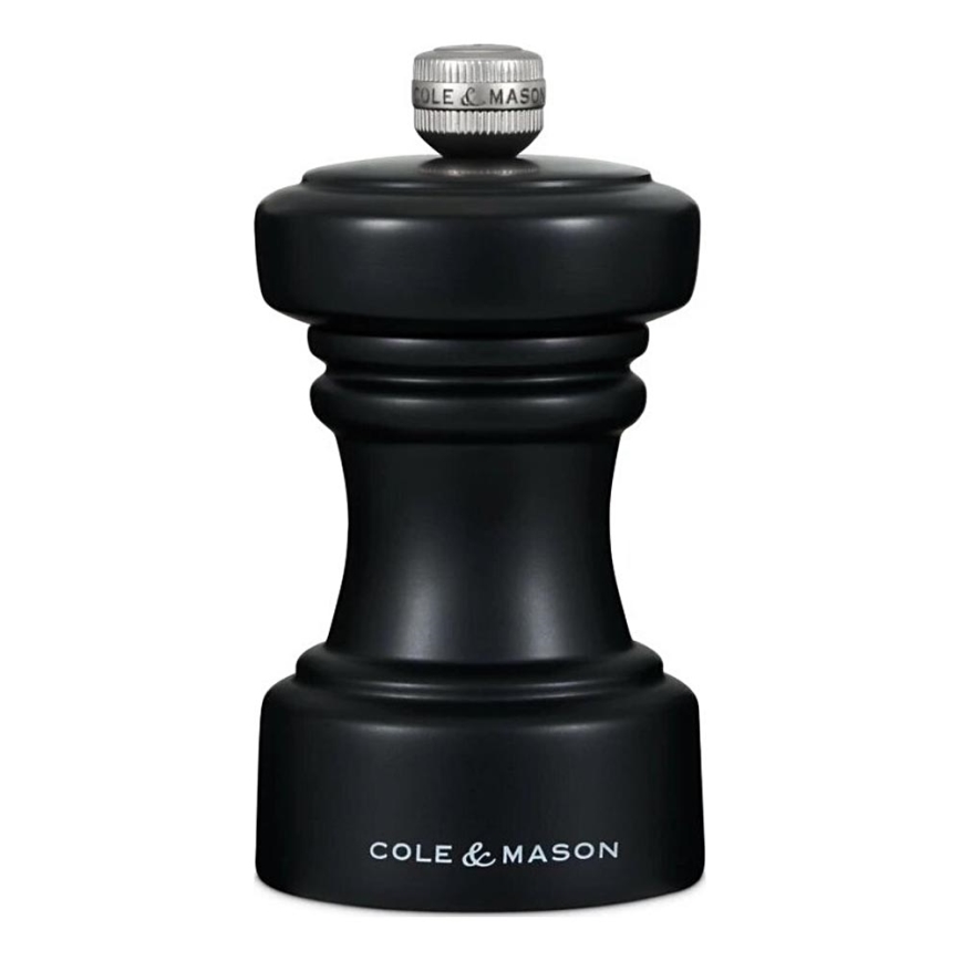 Cole&Mason - Sāls dzirnaviņas HOXTON 10,4 cm dižskābardis/matēts melna