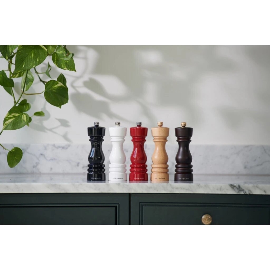 Cole&Mason - Sāls dzirnaviņas LONDON 18 cm dižskābardis/balta