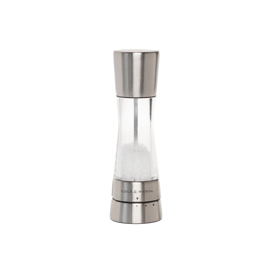 Cole&Mason - Sāls un piparu dzirnaviņu komplekts DERWENT 2 pcs 19 cm, spīdīgs hroms