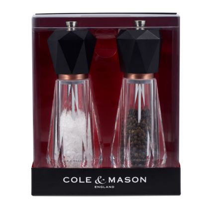 Cole&Mason - Sāls un piparu dzirnaviņu komplekts SOMERTON 2 gab., 18 cm