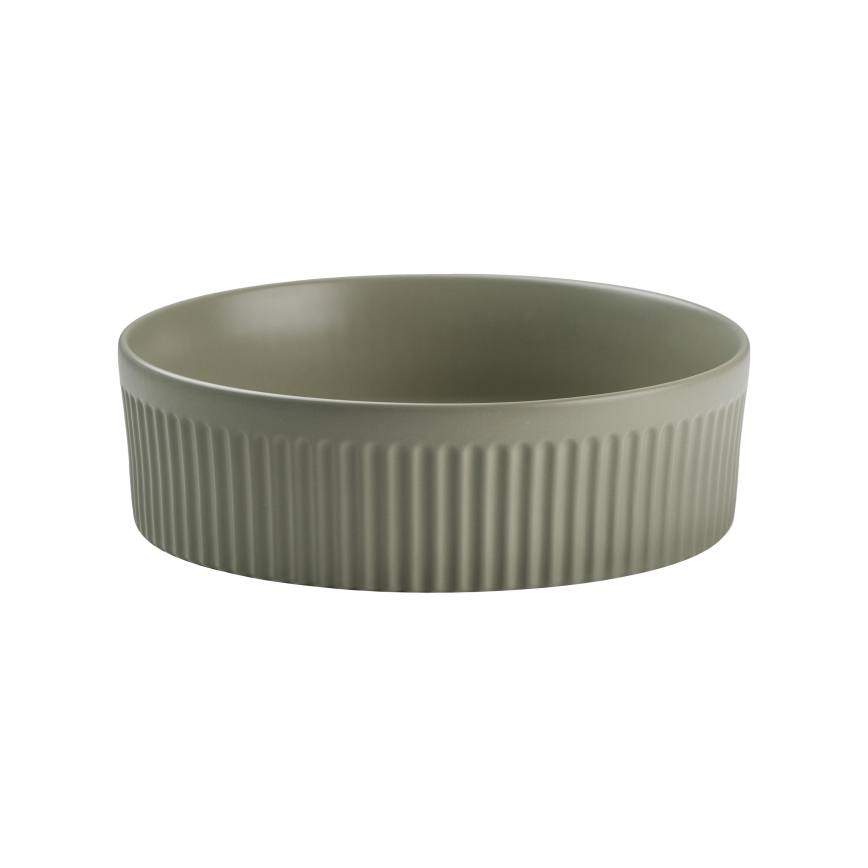 COMAD BEYOND 2 OLIVER GREEN (E-6565) - Virsmas izlietne BEYOND pr. 36 cm keramika/matēti zaļa