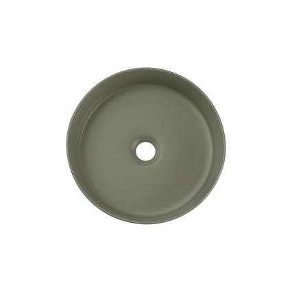 COMAD BEYOND 2 OLIVER ZAĻŠ ( E-6565 ) - Galda virsmas izlietne BEYOND d. 36 cm keramika/matēts zaļa