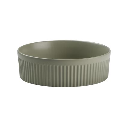 COMAD BEYOND 2 OLIVER ZAĻŠ ( E-6565 ) - Galda virsmas izlietne BEYOND d. 36 cm keramika/matēts zaļa