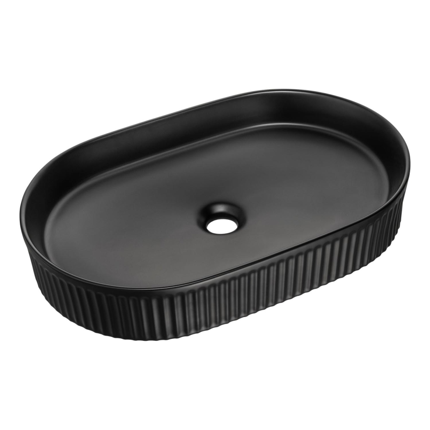 COMAD BEYOND 3 BLACK ( E-6531 ) - Galda virsmas izlietne BEYOND 56x36 cm keramika/matēts melna