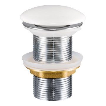 COMAD CLICK-CLACK T201-3 - Izlietnes noteka CLICK-CLACK d. 7 cm spīdīgi balta