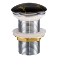 COMAD CLICK-CLACK T201M-B12-3 - Izlietnes noteka CLICK-CLACK d. 7 cm matēts melna