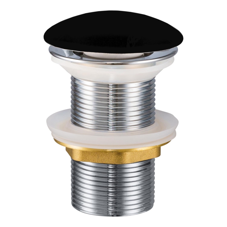 COMAD CLICK-CLACK T201M-B2-3 - Izlietnes Click-Clack aizbāžnis, diametrs 7 cm, matēts melns