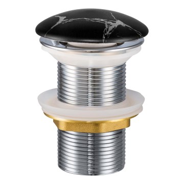 COMAD CLICK-CLACK T201M-B2-3 - Izlietnes noteka CLICK-CLACK d. 7 cm matēts melna