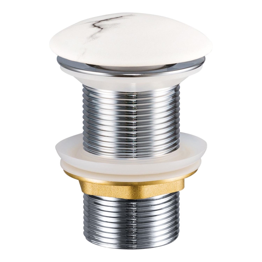 COMAD CLICK-CLACK T201M-W13-3 - Izlietnes noteka CLICK-CLACK d. 7 cm matēts balts