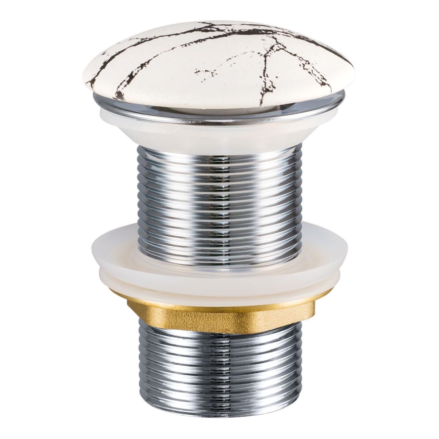 COMAD CLICK-CLACK T201M-W17-3 - Izlietnes noteka CLICK-CLACK d. 7 cm matēts balts