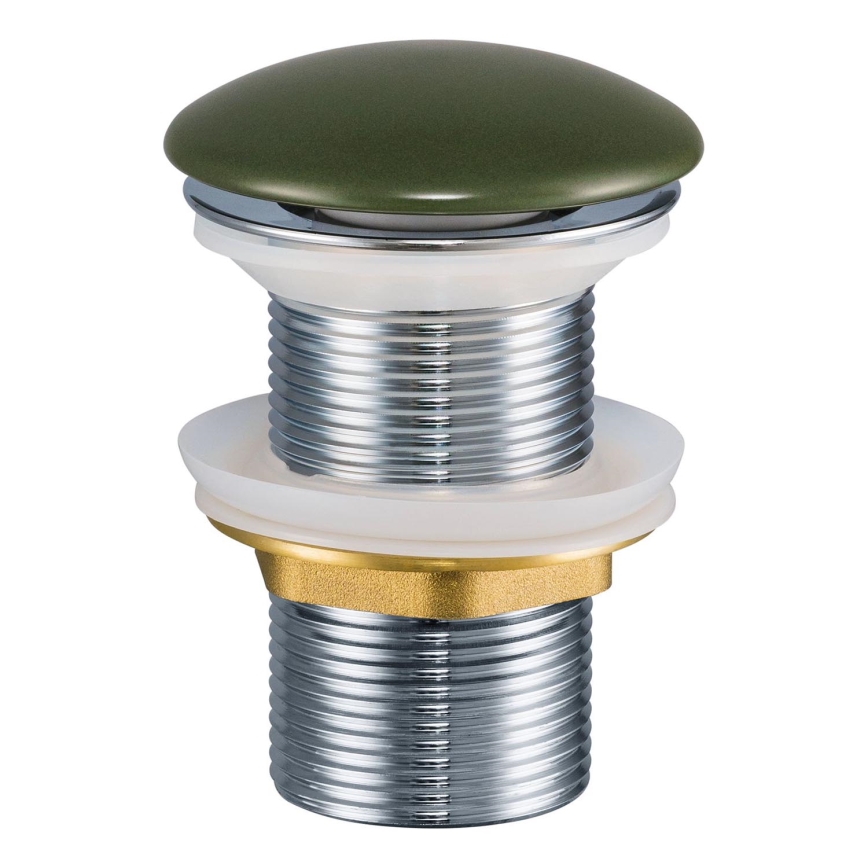 COMAD CLICK-CLACK T201MFG-3 - Izlietnes noteka CLICK-CLACK d. 7 cm matēts zaļa
