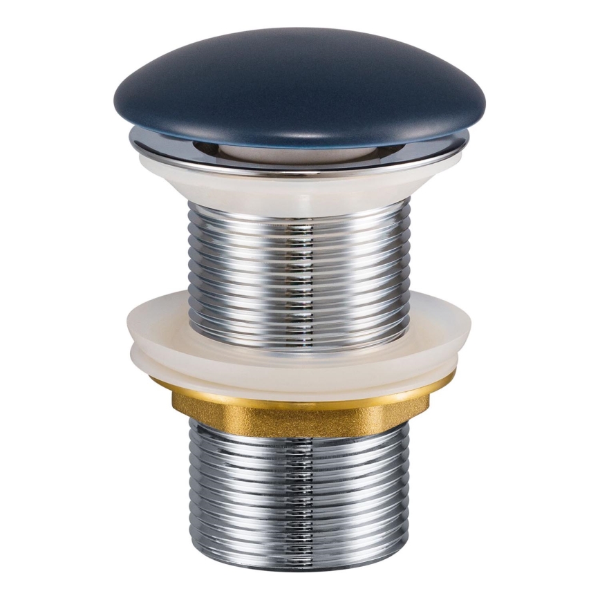 COMAD CLICK-CLACK T201MNB-3 - Izlietnes noteka CLICK-CLACK d. 7 cm matēts tumši zils zila