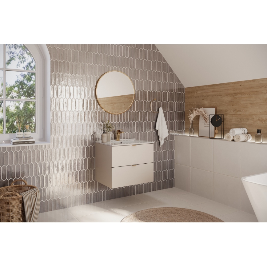 COMAD DALIA CASHMERE 82-60-46-2S - Vannas istabas skapis zem izlietnes DALIA 50x60 cm, bēšs