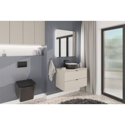 COMAD DALIA CASHMERE 82-80-46-2S - Vannas istabas skapītis zem izlietnes DALIA 50x80 cm, bēšs