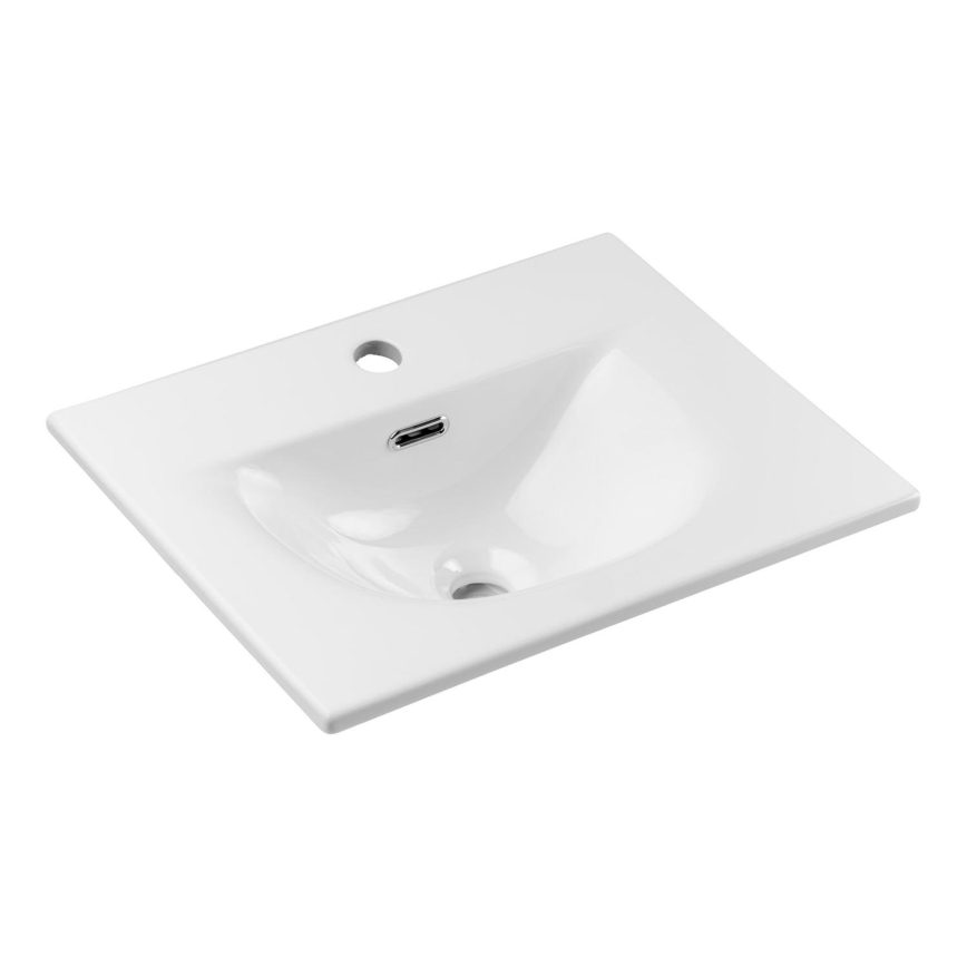COMAD SKY 3 50CM DP ( E-8099-3-50 ) - Iebūvējama izlietne SKY 51x40 cm keramika/matēts balts