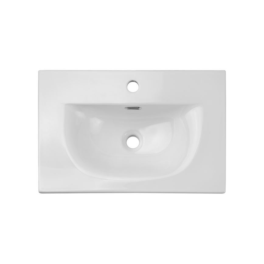 COMAD SKY 3 60CM DP ( E-8099-3-60 ) - Iebūvējama izlietne SKY 61x40 cm keramika/matēts balts