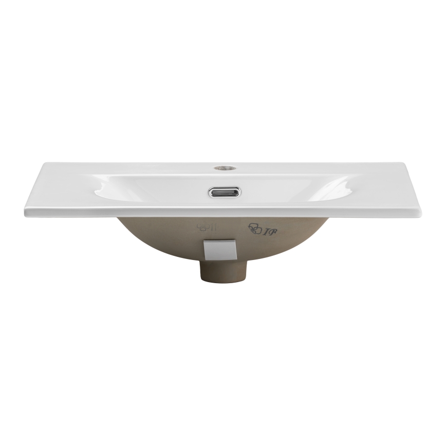 COMAD SKY 3 60CM DP ( E-8099-3-60 ) - Iebūvējama izlietne SKY 61x40 cm keramika/matēts balts